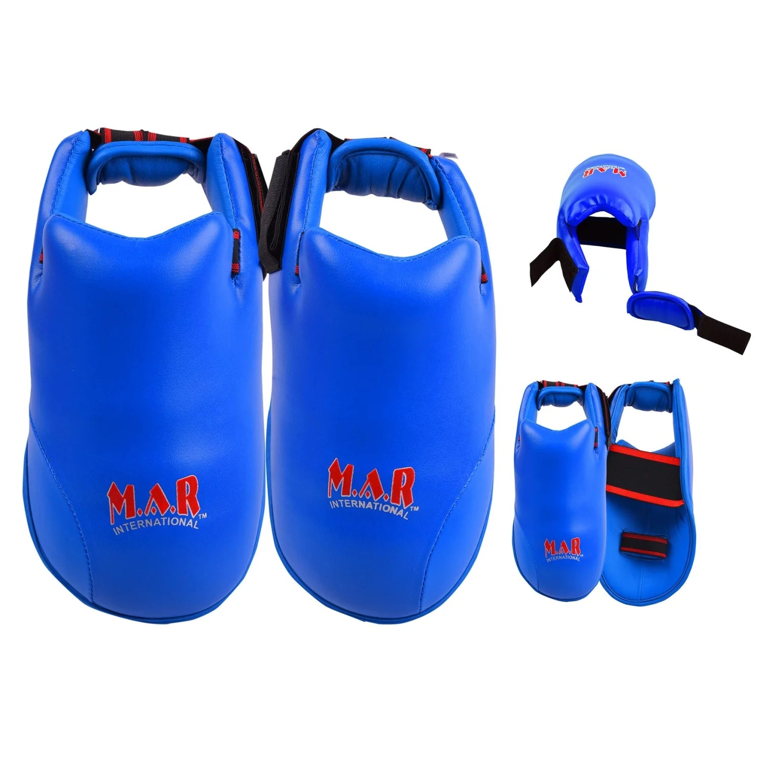 MAR-192C | Blue Martial Arts Elite Foot Protector - Shoes