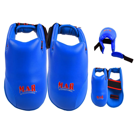 MAR-192C | Blue Martial Arts Elite Foot Protector - Shoes