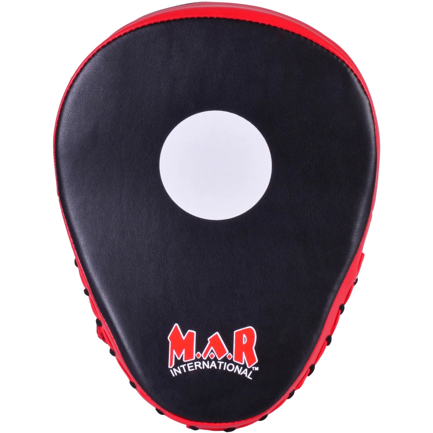 MAR-194E | Red & Black Curved Focus Mitts - Focus Mitts