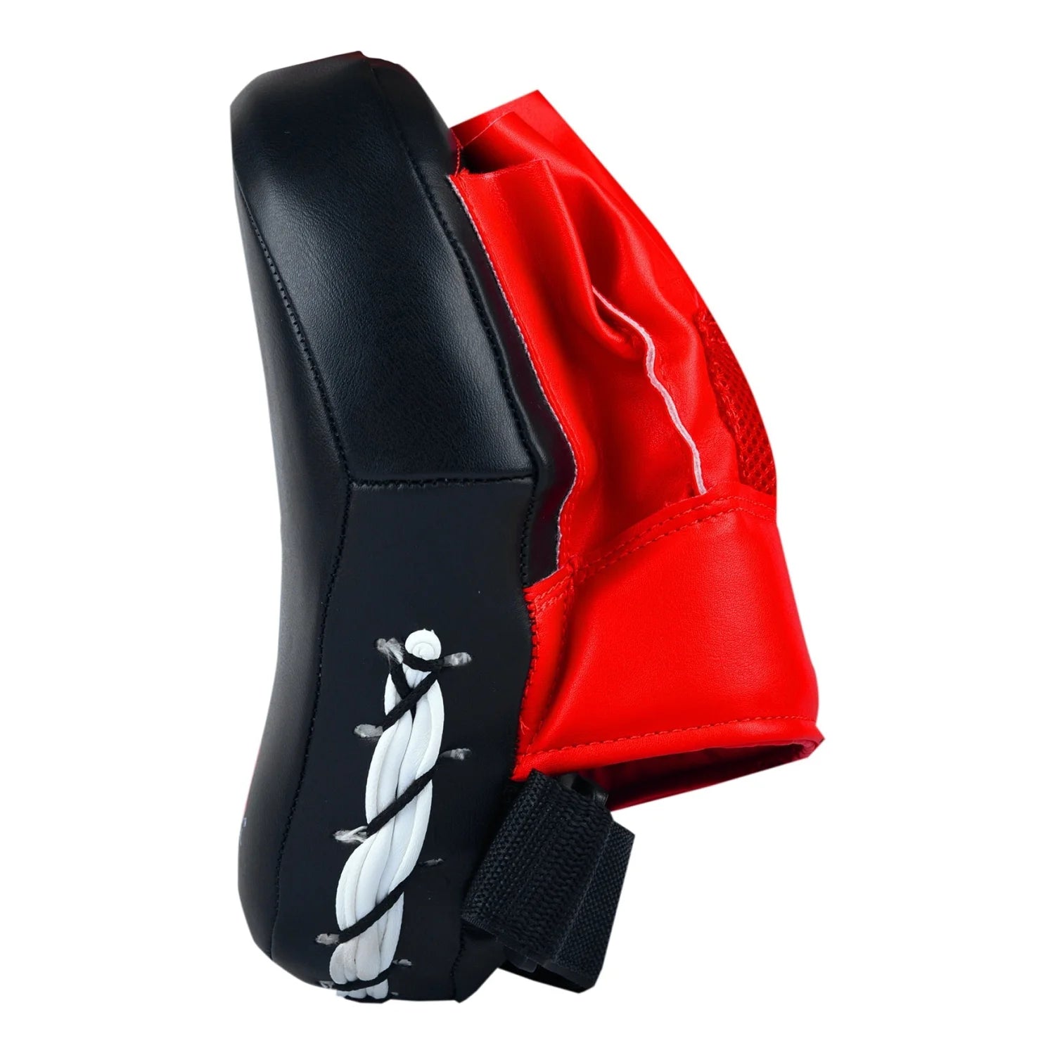 MAR-195A | Red & Black Curved Focus Mitts - Focus Mitts