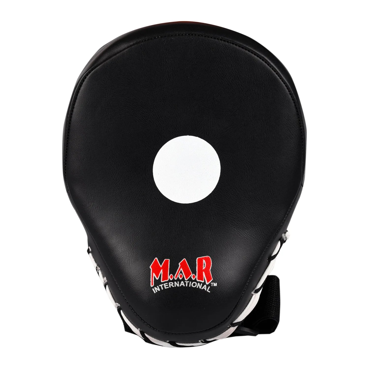 MAR-195A | Red & Black Curved Focus Mitts - Focus Mitts
