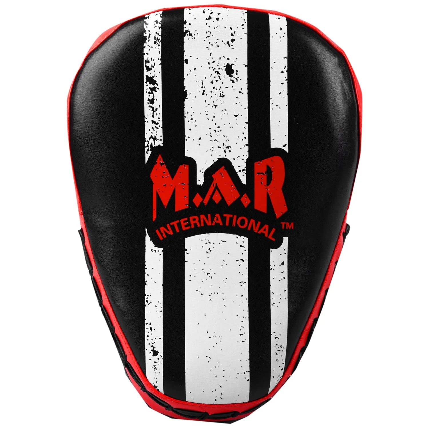 MAR-195B | Red & Black Small Pro Curved Focus Mitts - Focus Mitts