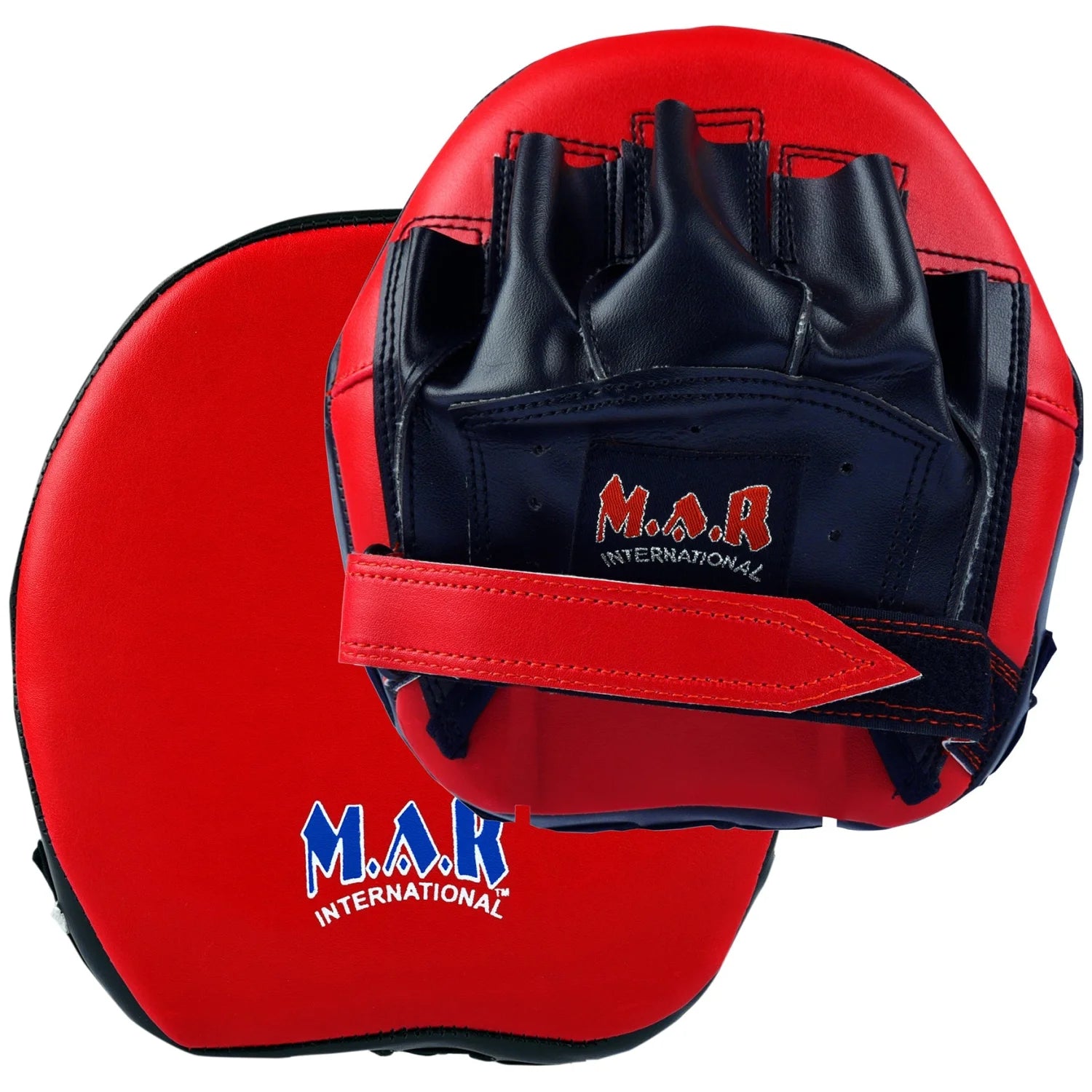 MAR-195C- Boxing Pads Focus Mitts Maya Leather - Focus Mitts