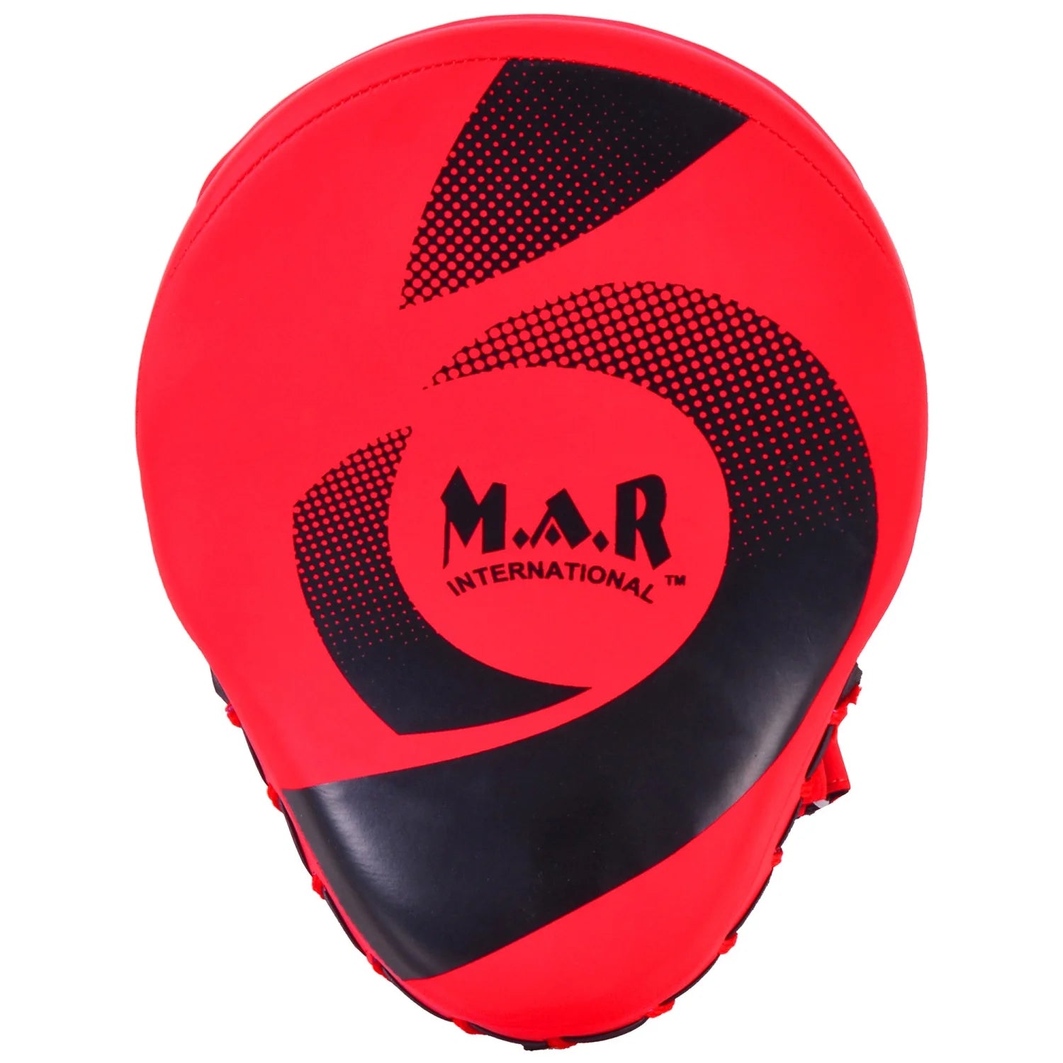 MAR-195E | Red Hybrid Curved Focus Mitts - Focus Mitts