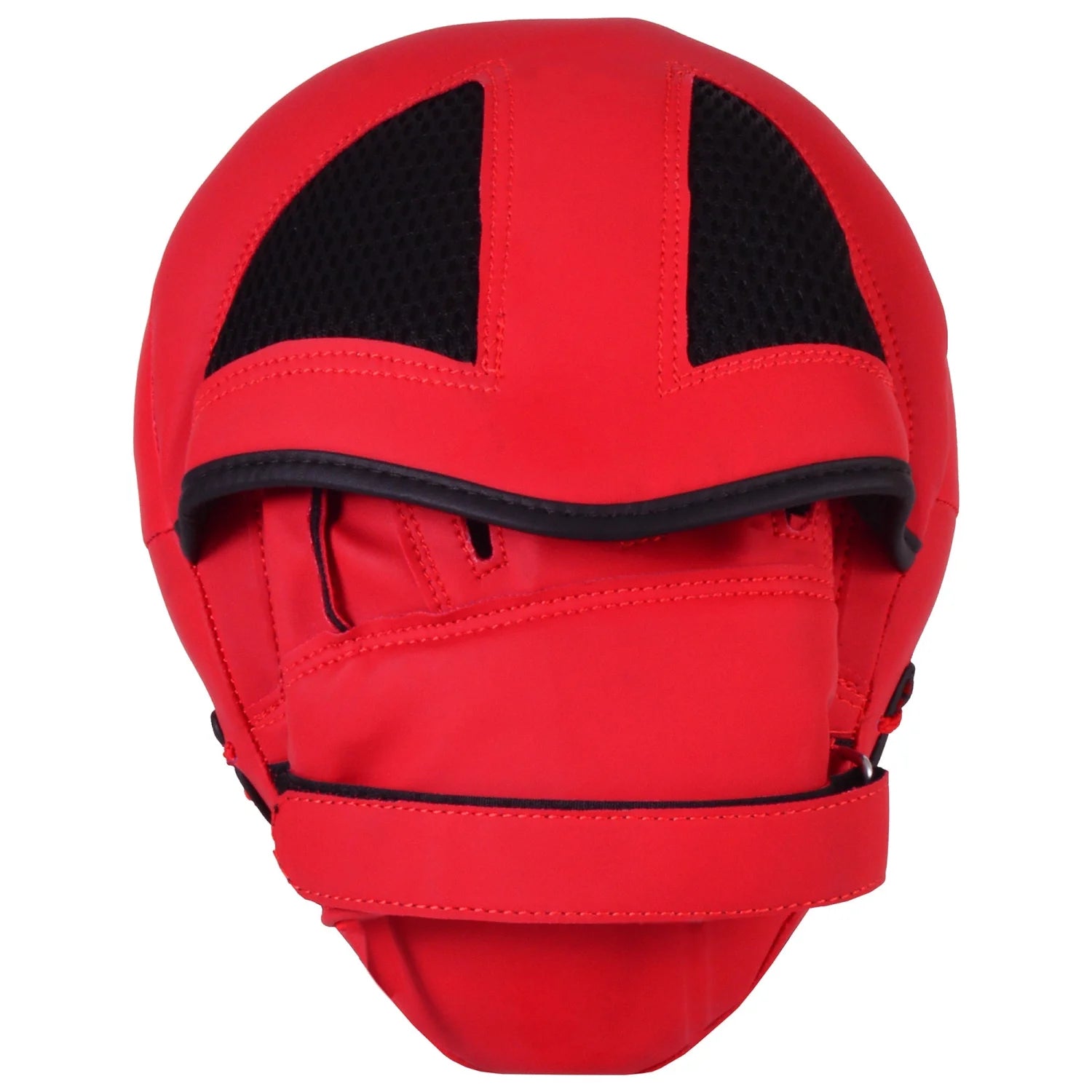 MAR-195E | Red Hybrid Curved Focus Mitts - Focus Mitts