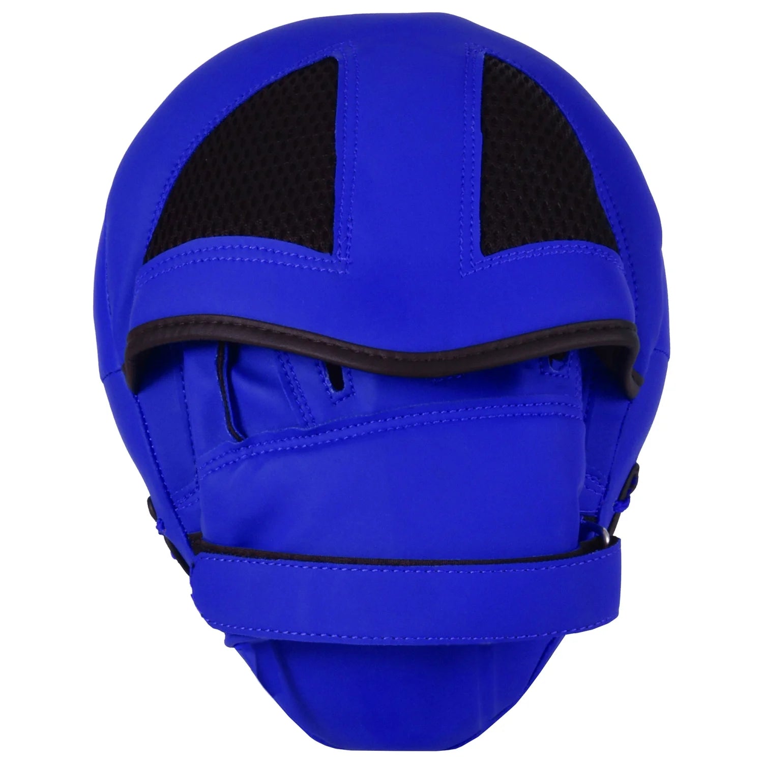 MAR-195F | Blue Hybrid Curved Focus Mitts - Focus Mitts