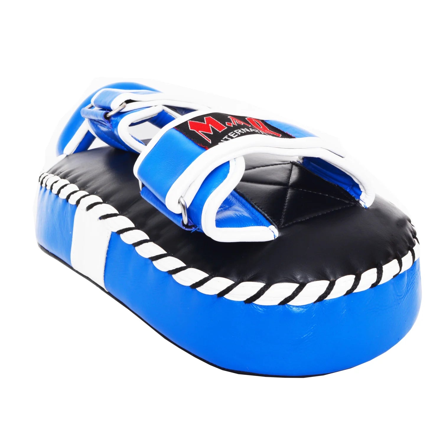MAR-204 | Blue + Black IPPON Genuine Leather Thai Pad - Pads