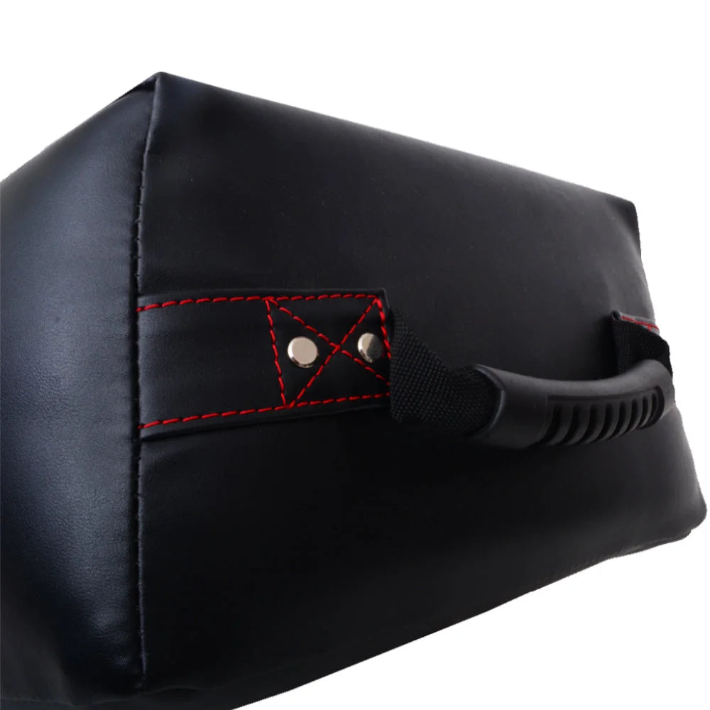 MAR-208F | Black + Red Jumbo Curved Strike Shield - Striking Pads