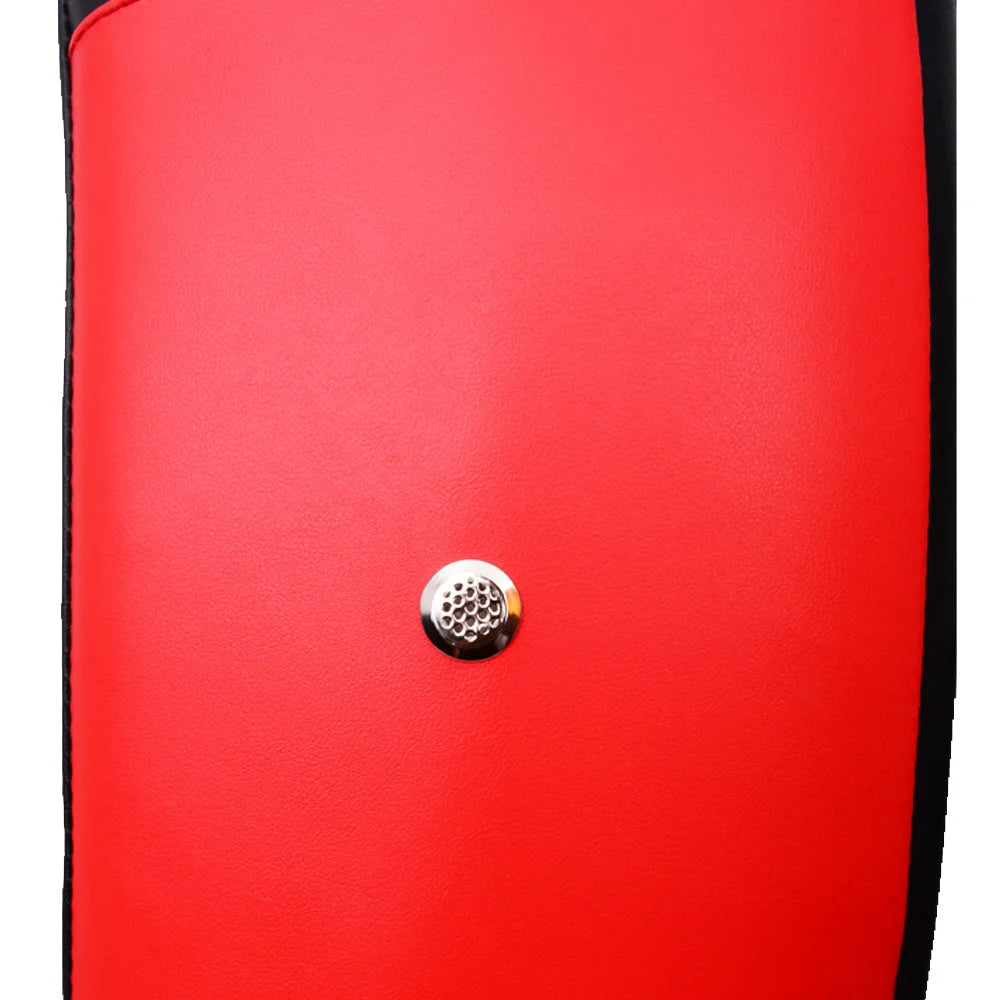 MAR-208F | Black + Red Jumbo Curved Strike Shield - Striking Pads