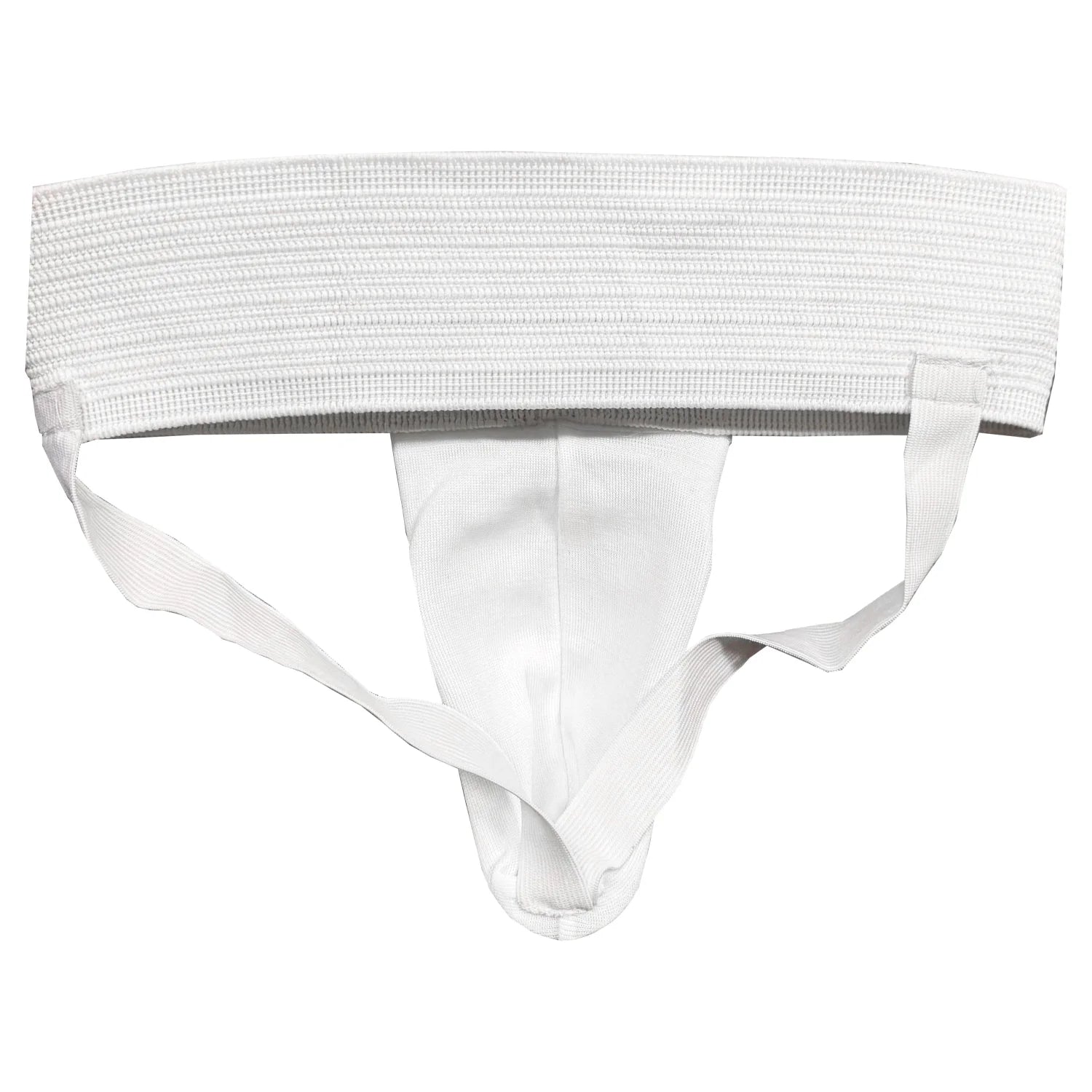 MAR 209A | White Elasticated Groin Guard for Men Small Accessories