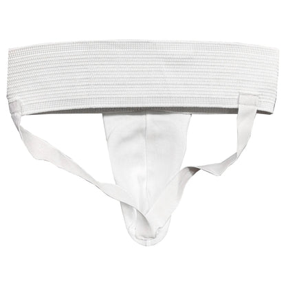 MAR 209A | White Elasticated Groin Guard for Men Small Accessories