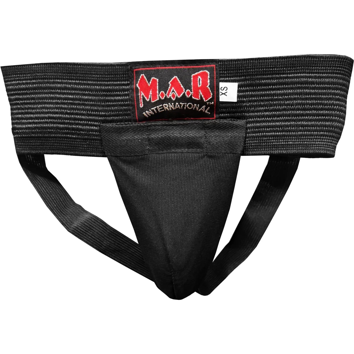 MAR 209B | Black Elasticated Groin Guard for Men Small Accessories