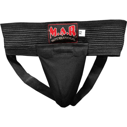 MAR 209B | Black Elasticated Groin Guard for Men Small Accessories
