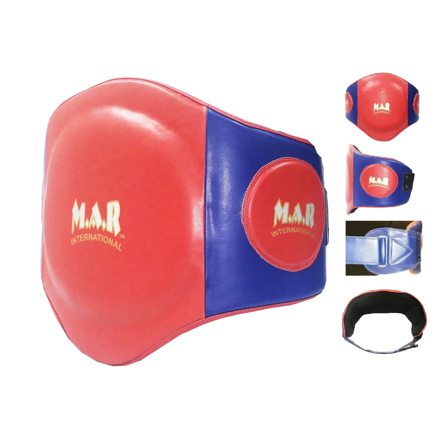 MAR-212C |  Synethic Leather Belly Guard w/ Multi Layer Foam - Quality Martial Arts