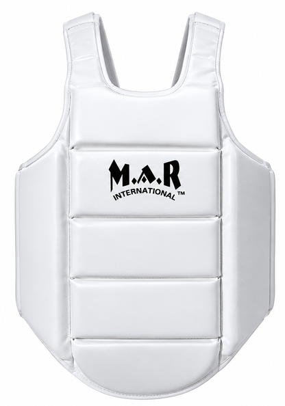 MAR-218AA | Karate Chest Guard Full White