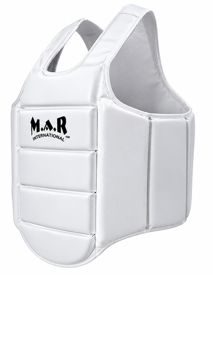 MAR-218AA | Karate Chest Guard Full White