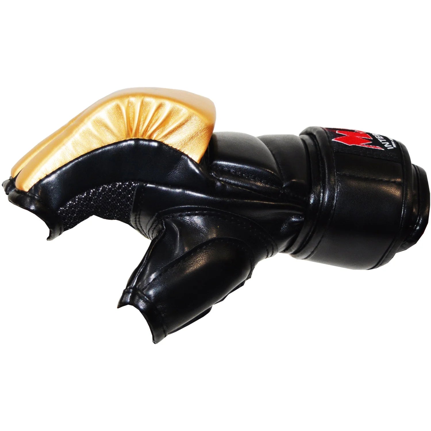MAR-234C Gold/Black Synthetic Leather MMA Gloves - Compact Gloves