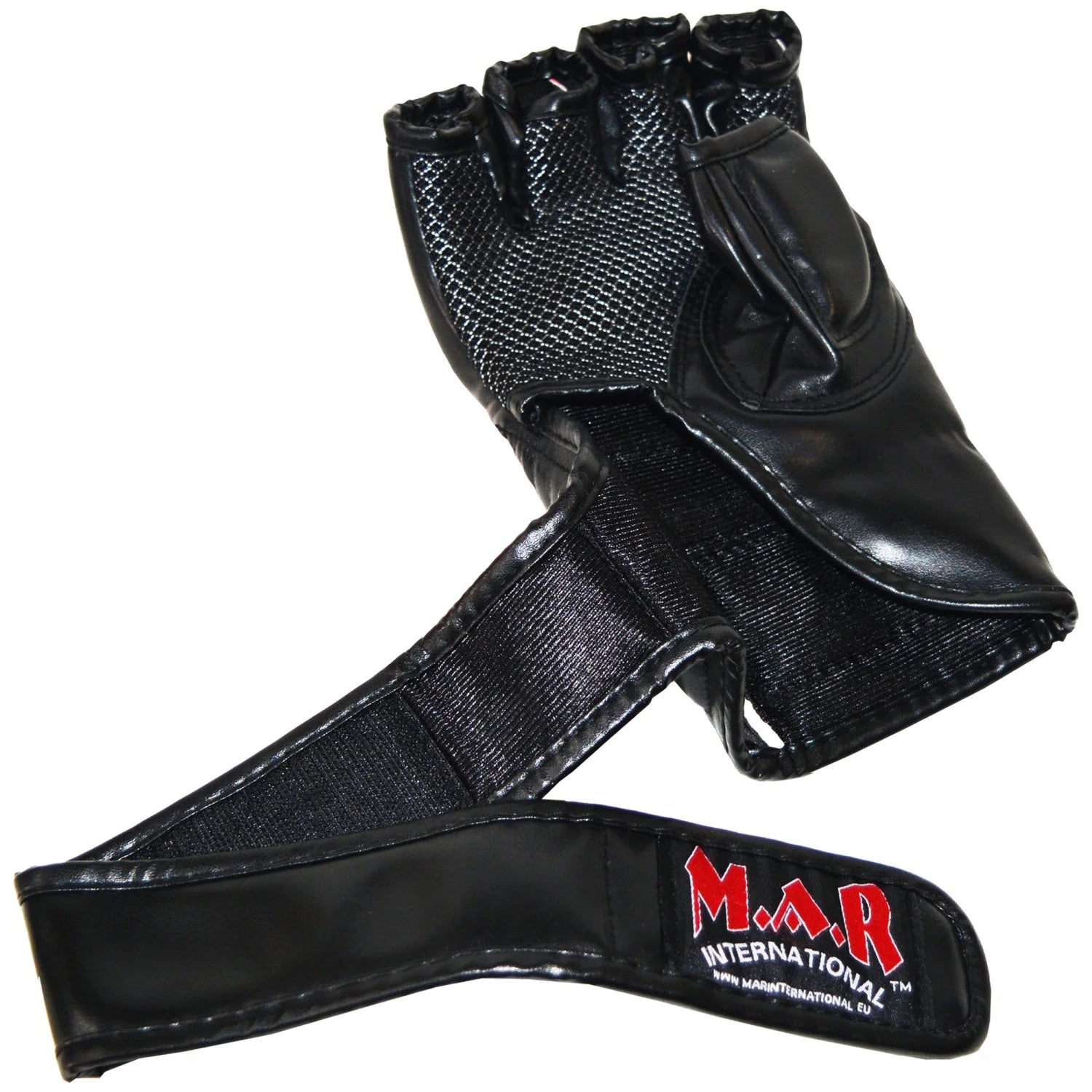 MAR-234C Gold/Black Synthetic Leather MMA Gloves - Compact Gloves