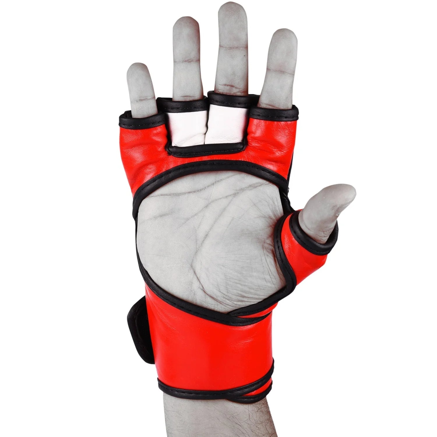 MAR-240 | Black + Red MMA Competition Gloves - Compact Gloves
