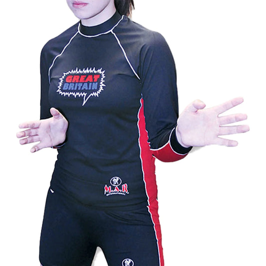 MAR-241B | Full Sleeve Martial Arts Skin-Fit Rash Guard - T-Shirts