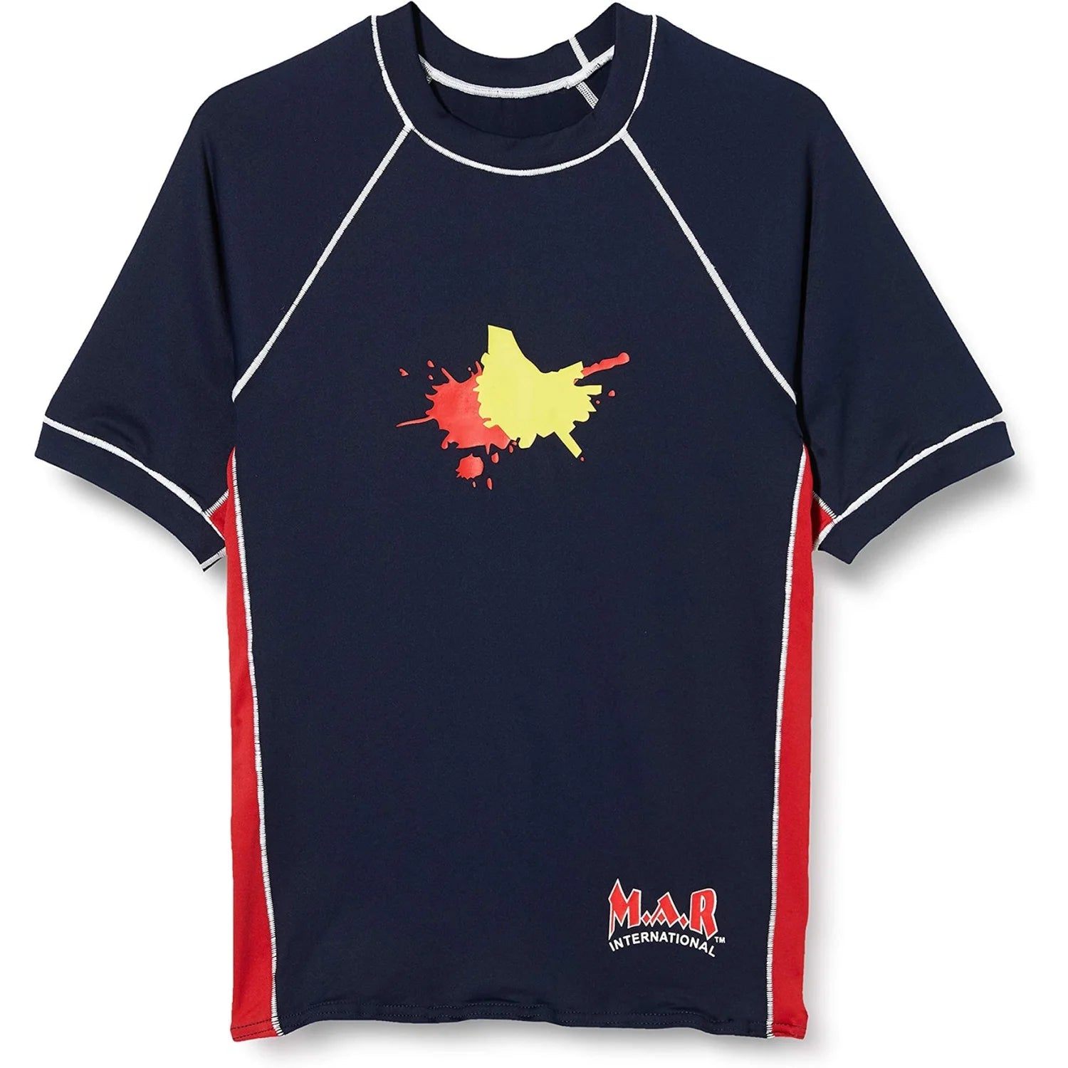 MAR-242B | Short Sleeve Skin-Fit Martial Arts Rash Guard w/ Assorted Colours - T-Shirts