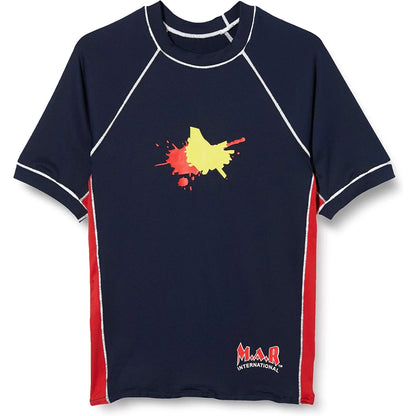 MAR-242B | Short Sleeve Skin-Fit Martial Arts Rash Guard w/ Assorted Colours - T-Shirts