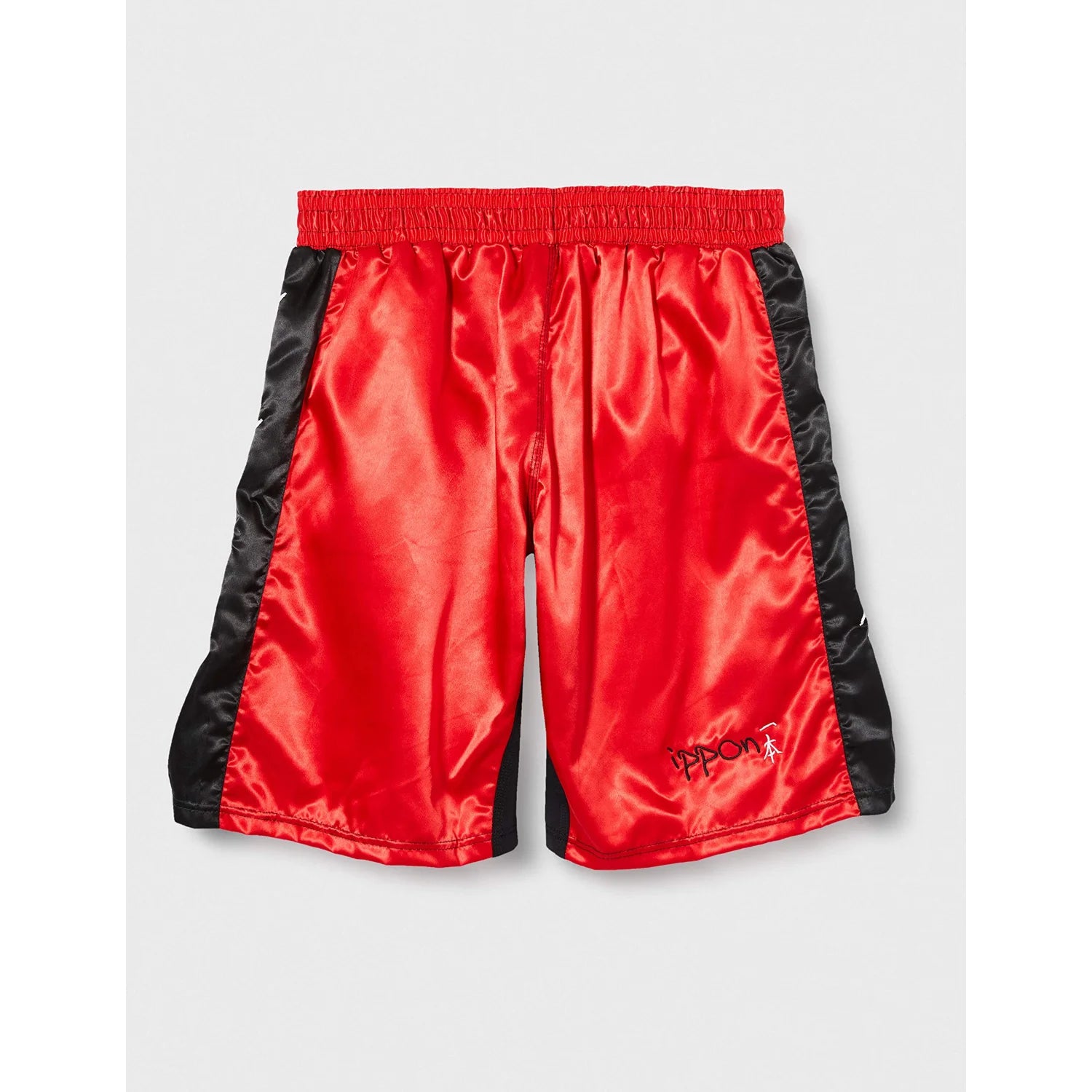 MAR-244B | Red + Black MMA Super Stretchable Shorts - Double Layered - Shorts