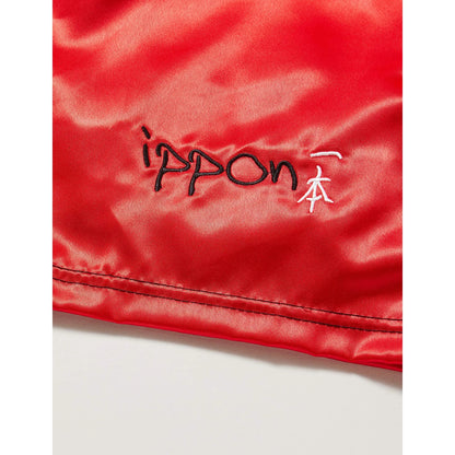 MAR-244B | Red + Black MMA Super Stretchable Shorts - Double Layered - Shorts