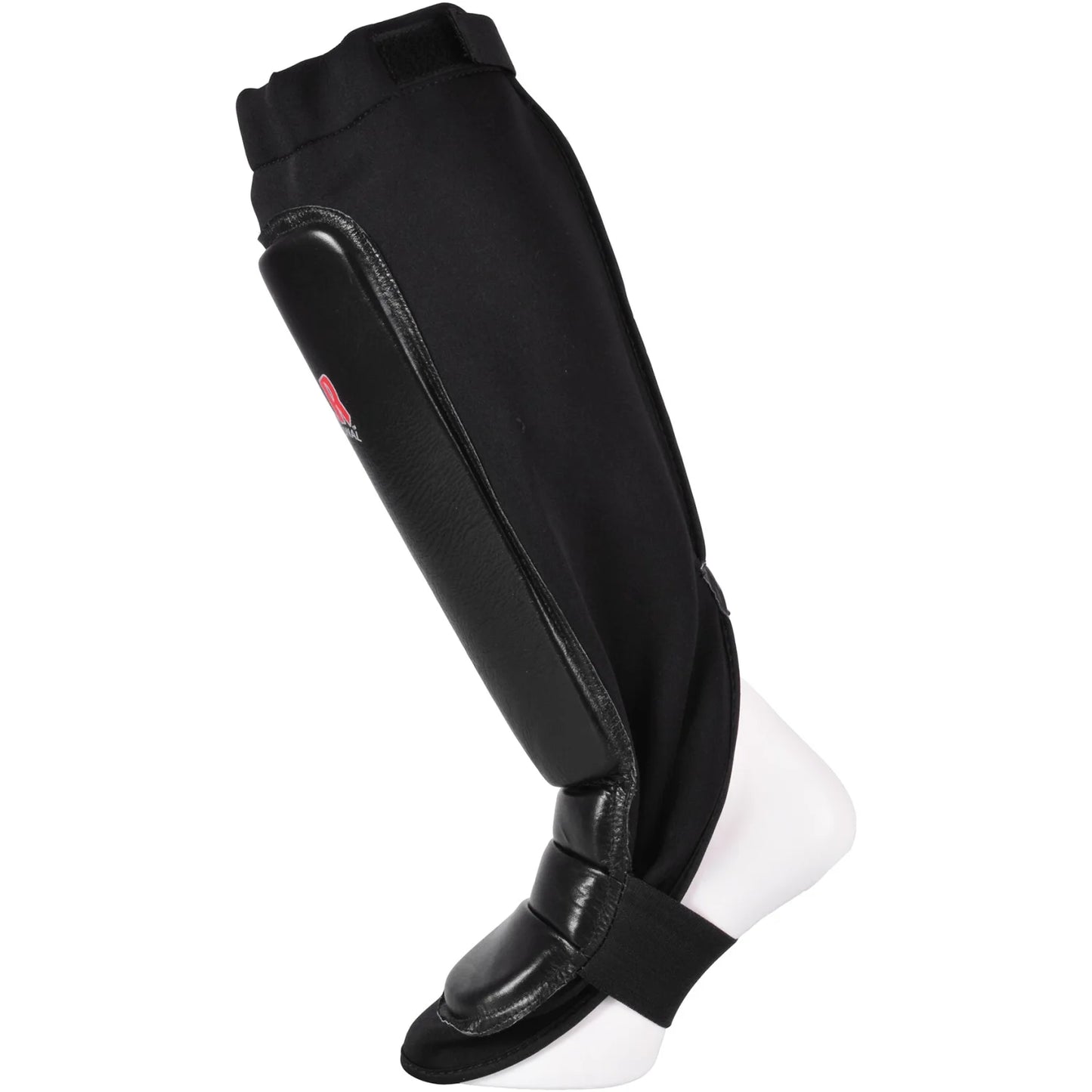 MAR-246B | Genuine Leather MMA Shin + Instep Leg Guards - Pads