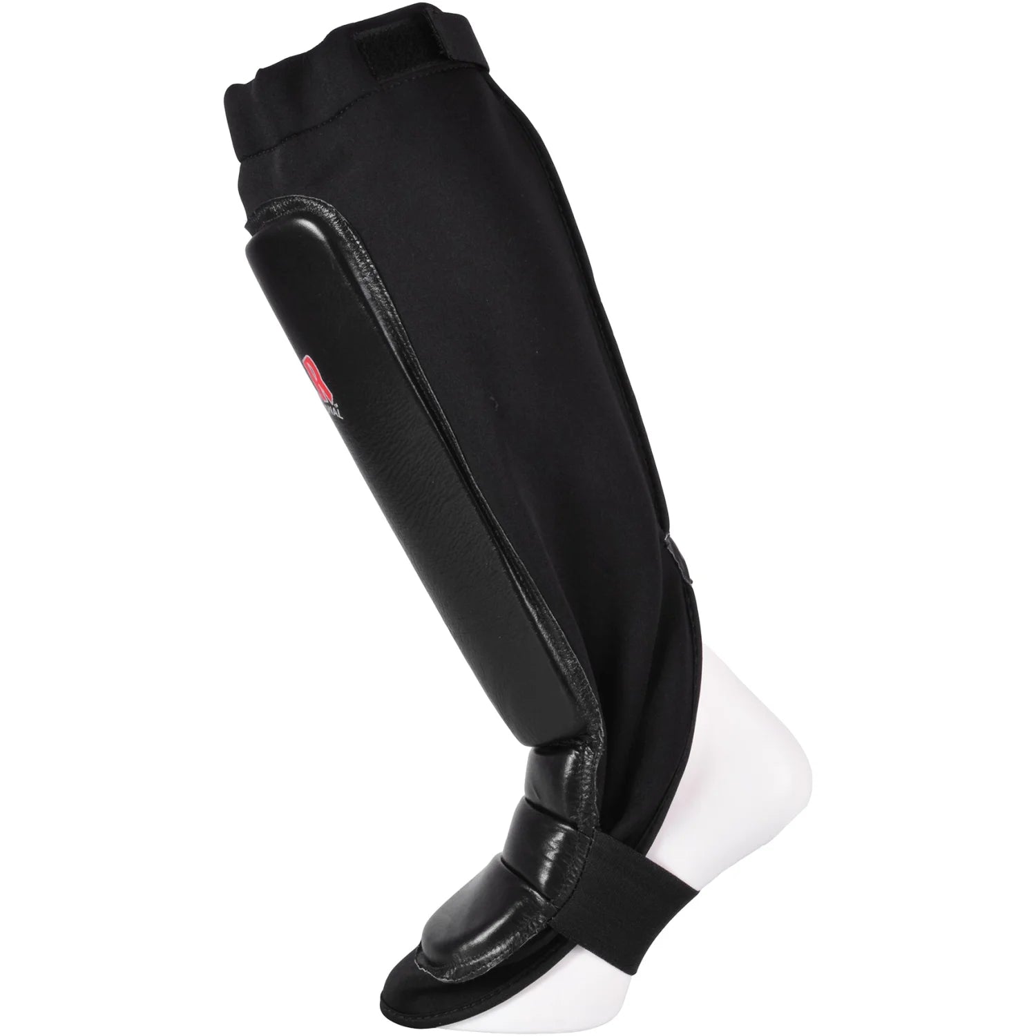 MAR-246B | Genuine Leather MMA Shin + Instep Leg Guards - Pads
