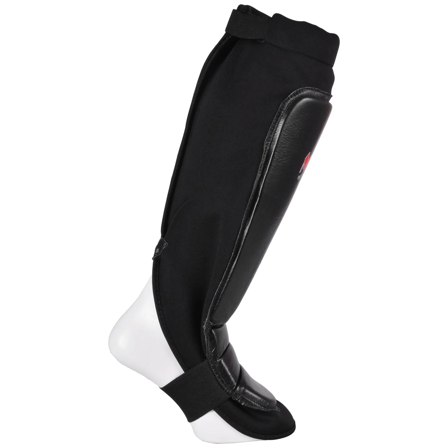 MAR-246B | Genuine Leather MMA Shin + Instep Leg Guards - Pads