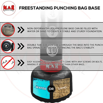 MAR-260D | X-Large Heavy Duty Freestanding Punch Bag - Freestanding Bag (2BL)
