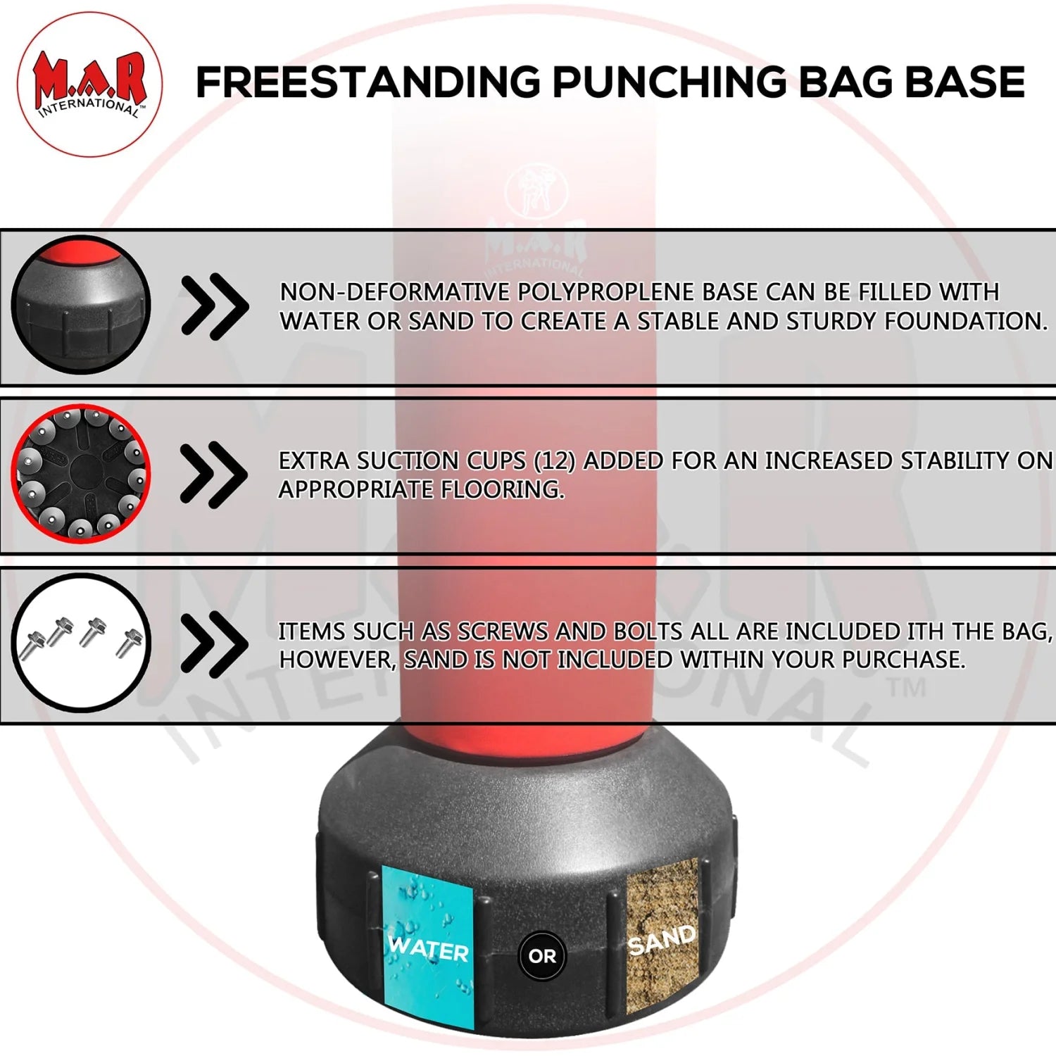 MAR-261C | Children’s Free Standing Punching Bag - Original - Freestanding Bag (2B)