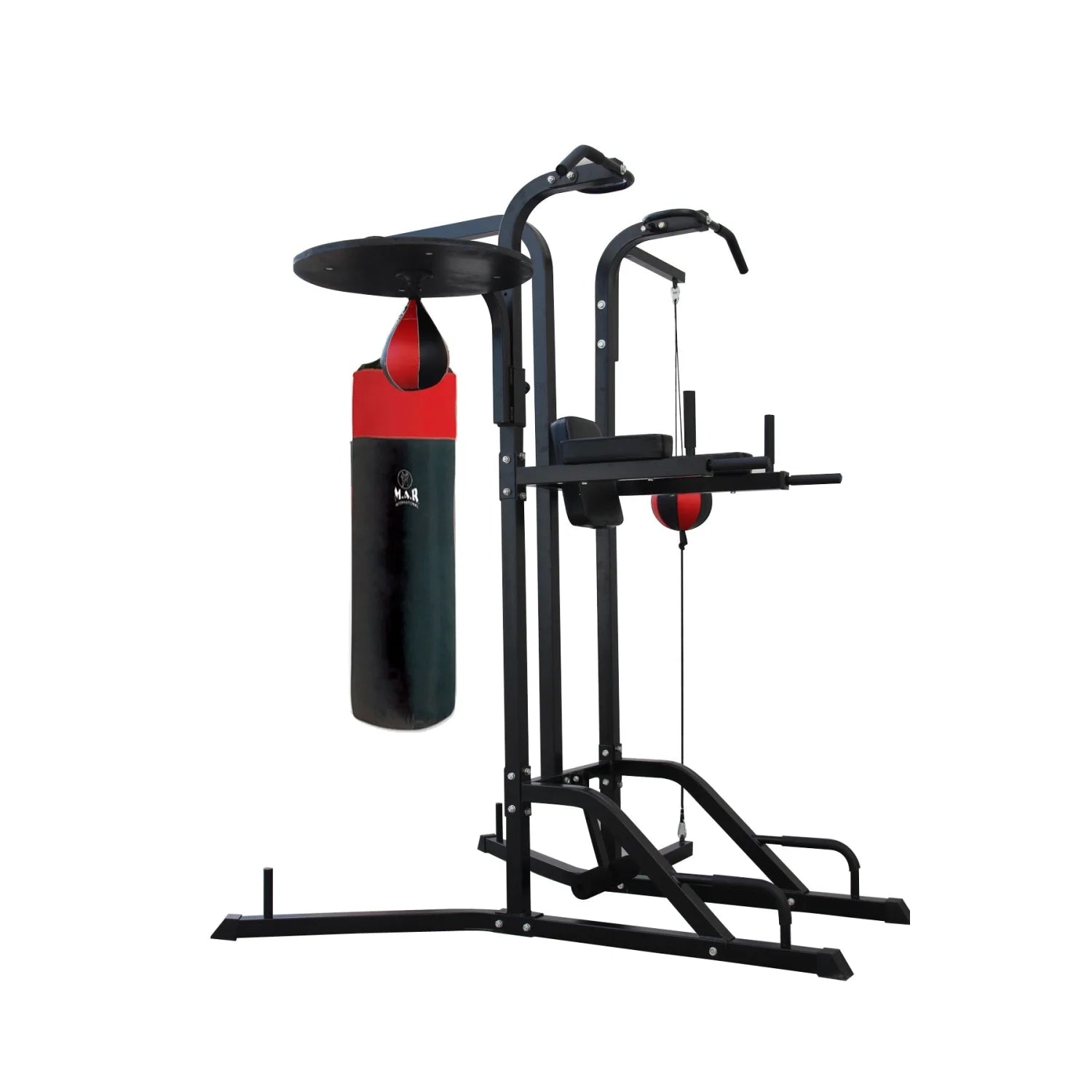 MAR-287B | Four Station Boxing Gym - Freestanding Bag (2BL)
