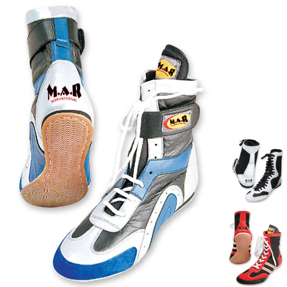 MAR-294A | Genuine Leather Boxing Shoes - Cowhide - Shoes