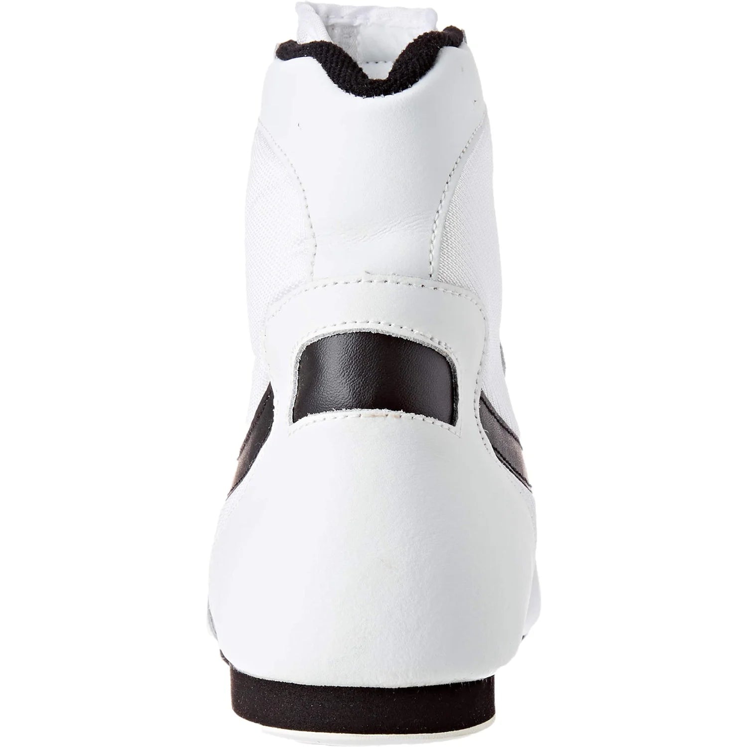 MAR-295A | White Wrestling Shoes w/ Black Outlines - Shoes
