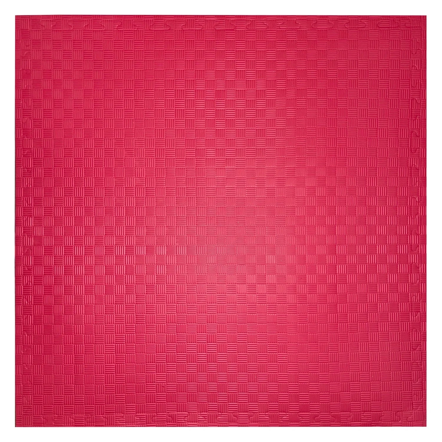 MAR-296B | Red/Black Jigsaw Floor Mats (20mm [1m x 1m] Square) - Mats