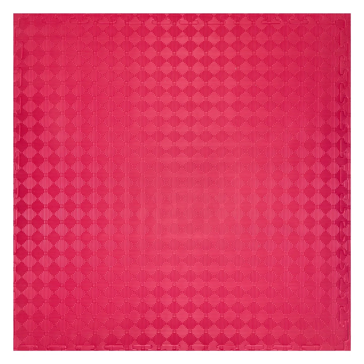 MAR-297B | Red/Black Jigsaw Floor Mats (40mm [1m x 1m] Square) - Mats