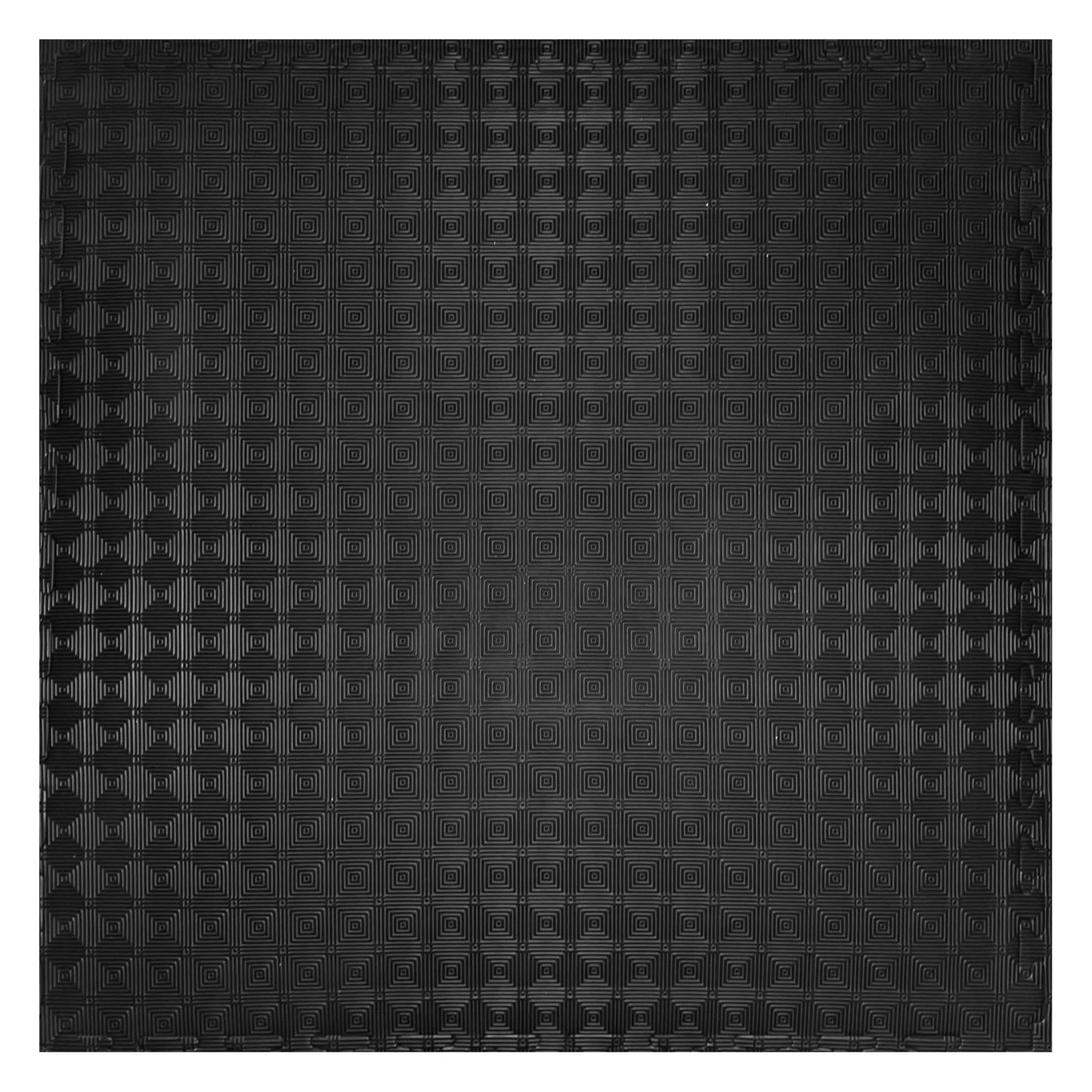 MAR-297B | Red/Black Jigsaw Floor Mats (40mm [1m x 1m] Square) - Mats