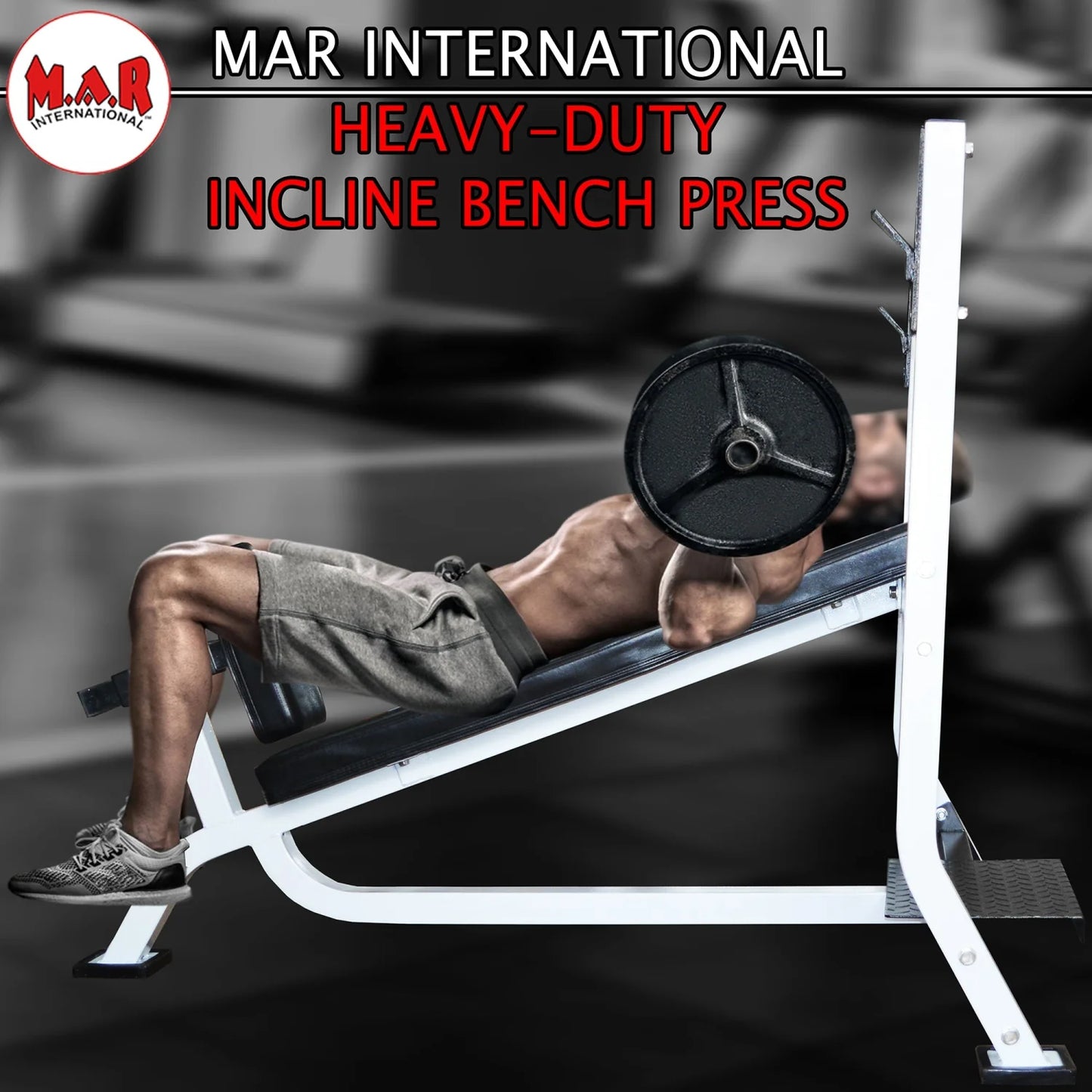 MAR-345 | Heavy-duty Incline Bench Press - Benches (1B)