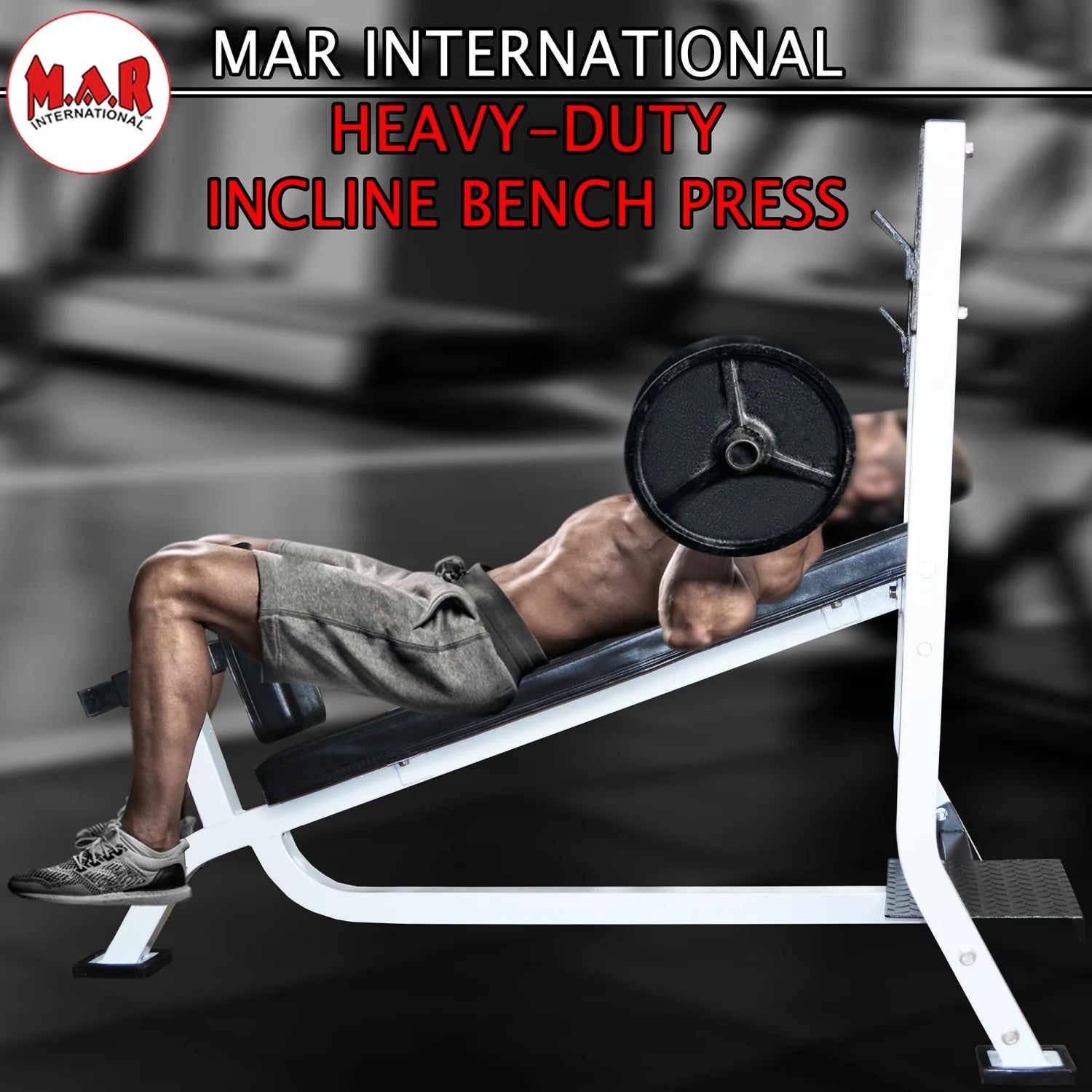 MAR-345 | Heavy-duty Incline Bench Press - Benches (1B)