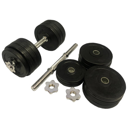 MAR-351 | Dumbbell w/ Rubber Weight Plates - Large Accessories