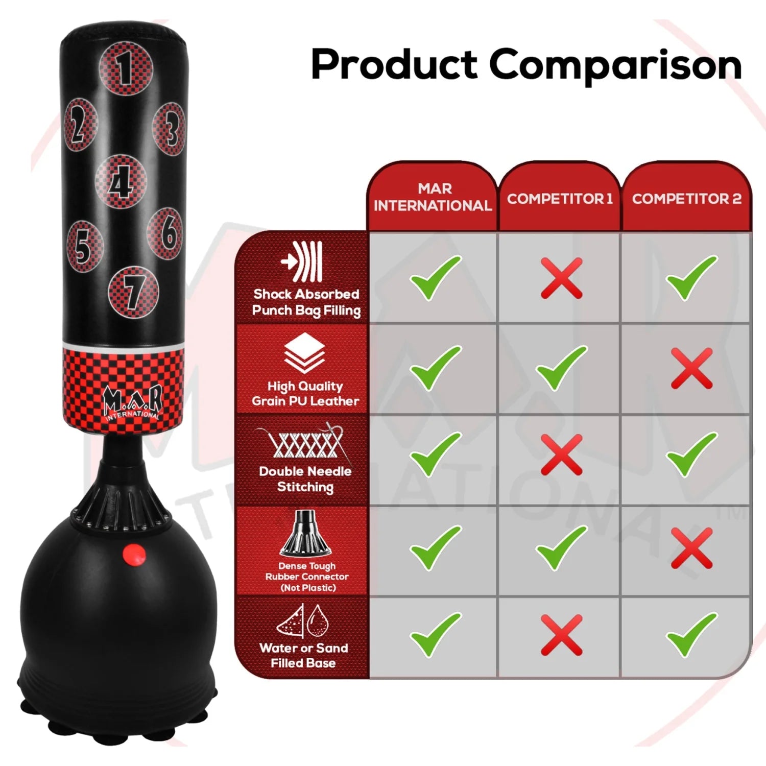 MAR-373D | Freestanding Punch Bag - Freestanding Bag (2B)