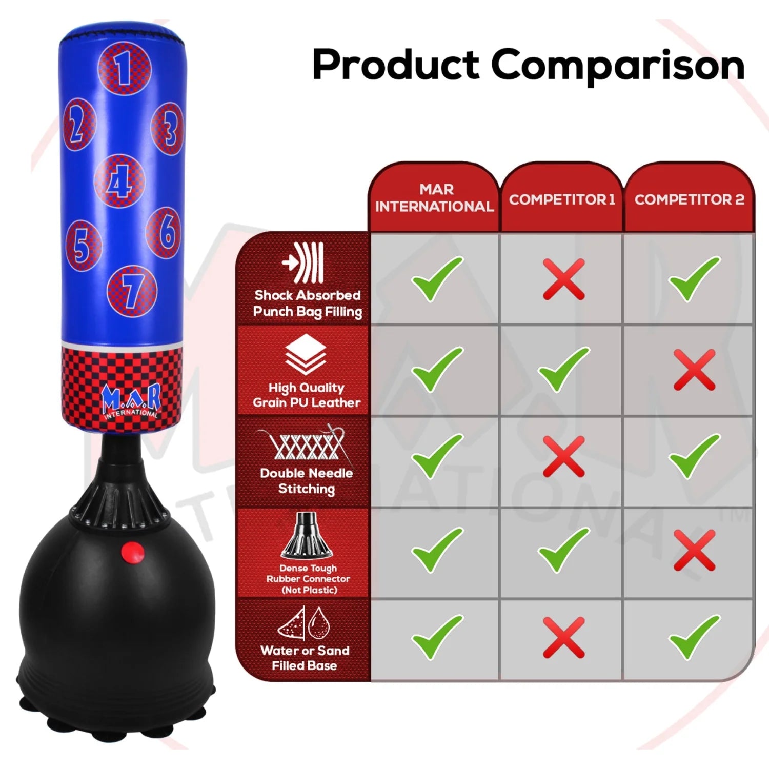 MAR-373E | Freestanding Punch Bag - Freestanding Bag (2B)