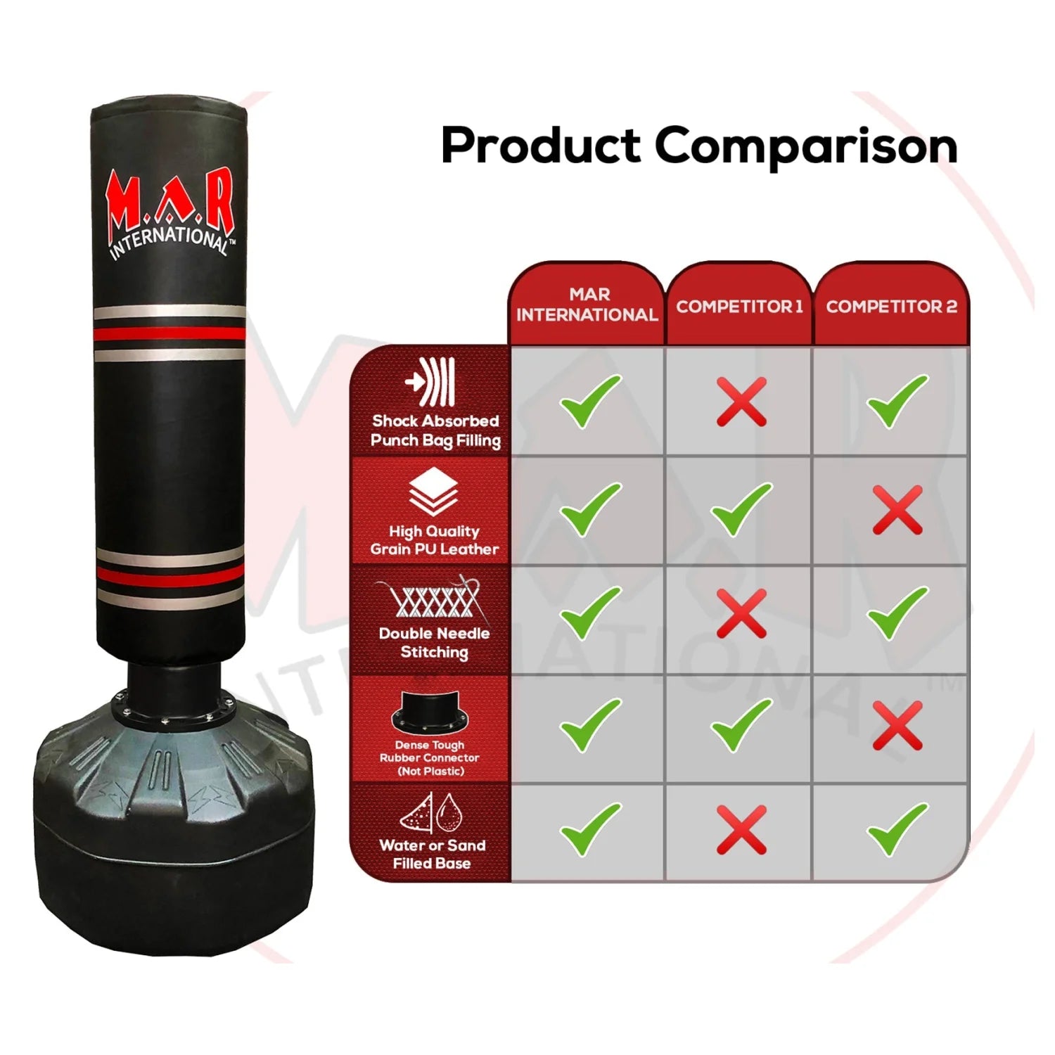 MAR-374B | Freestanding Striking Bag - Freestanding Bag (2BL)