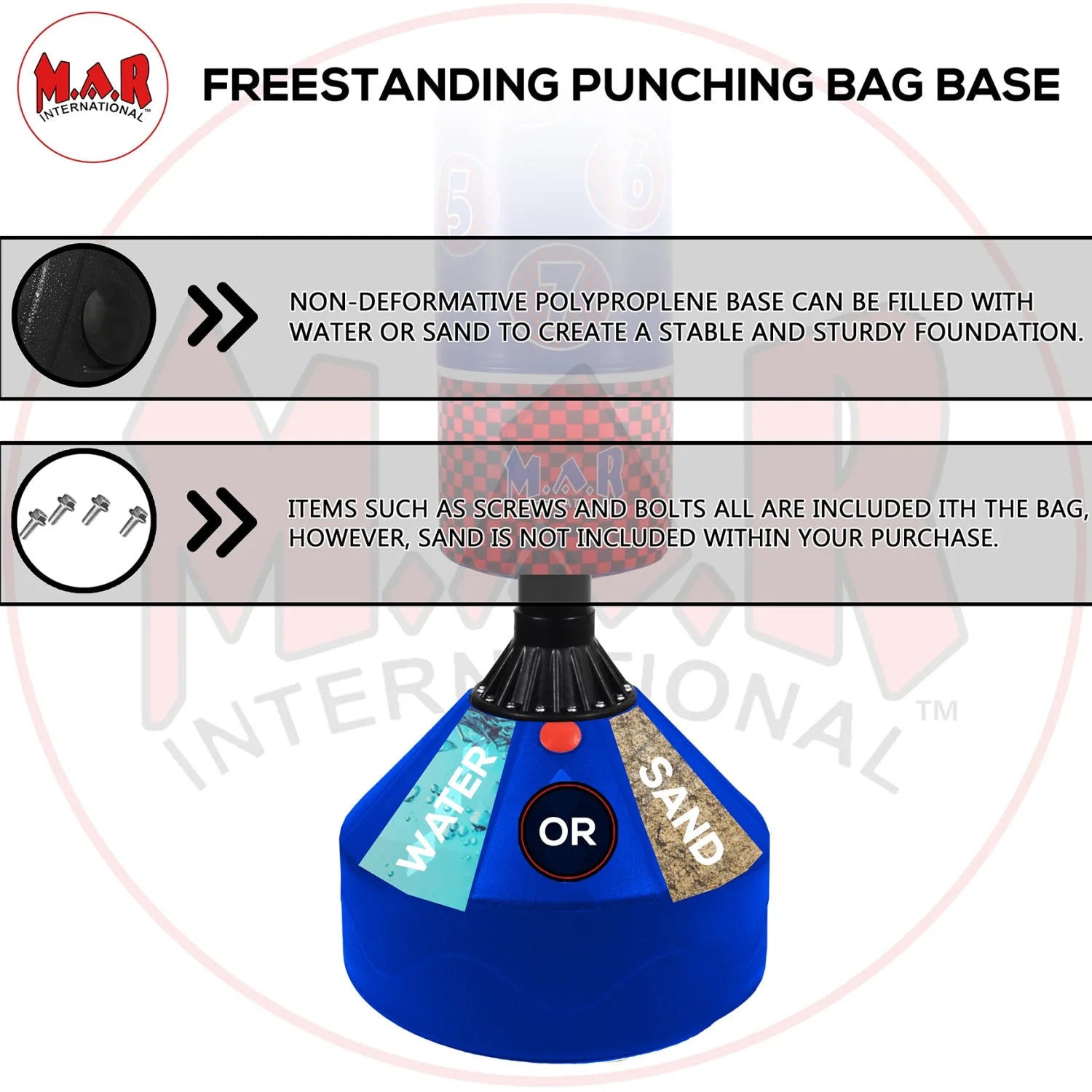 MAR-374E | Freestanding Striking Bag - Freestanding Bag (2BL)