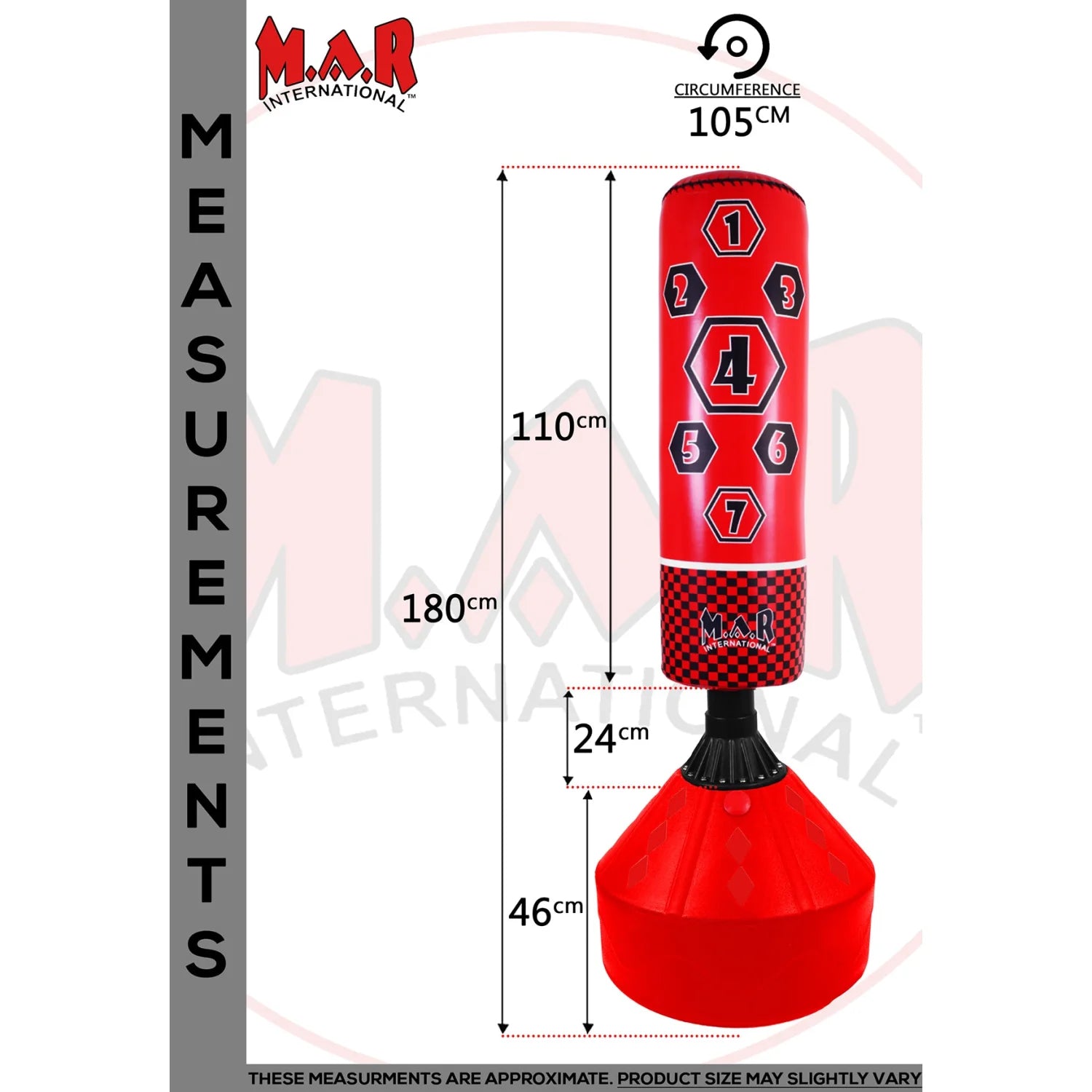 MAR-374F | Freestanding Striking Bag - Freestanding Bag (2BL)