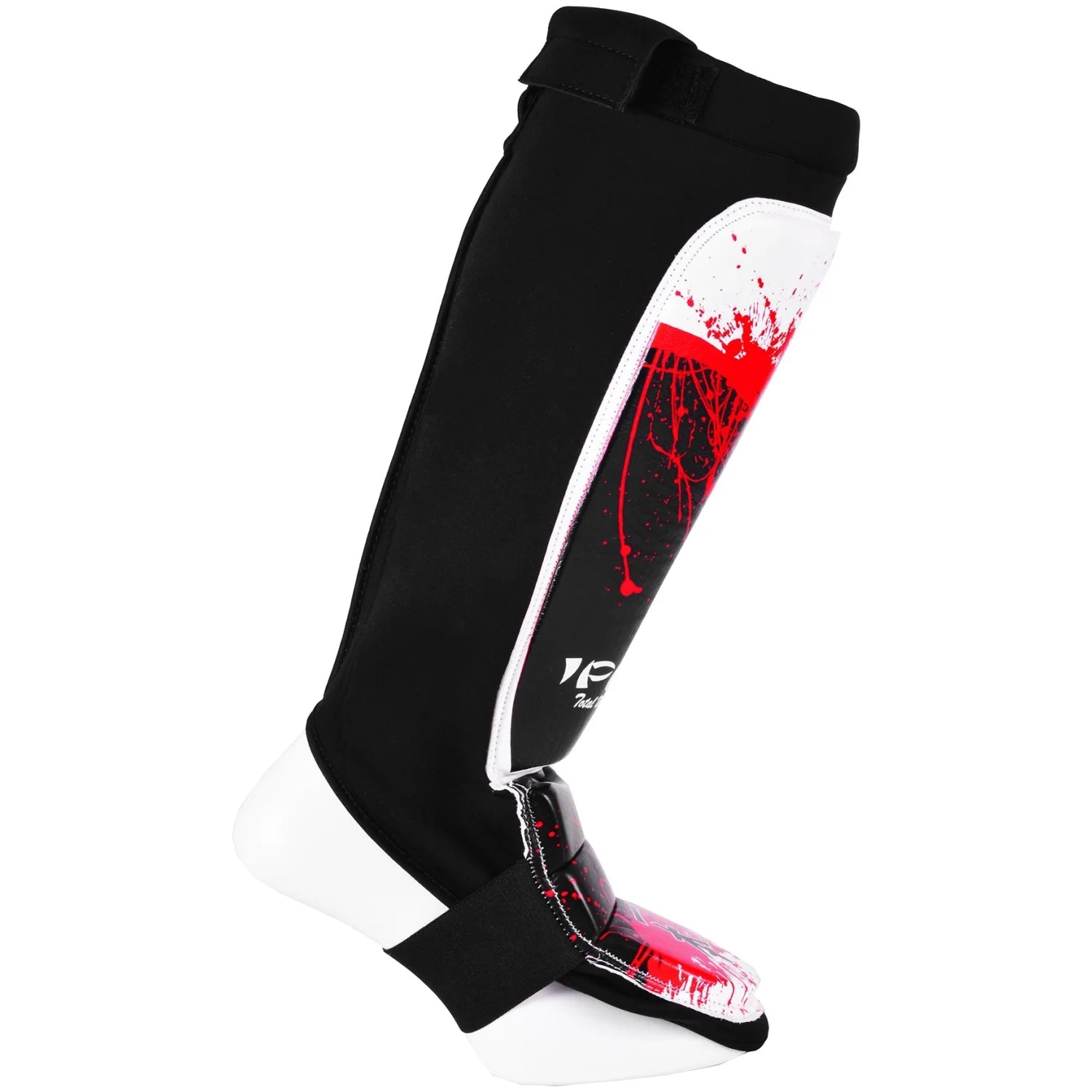 MAR-415 | IPPON Leather Shin & Instep Guard (White) - Pads