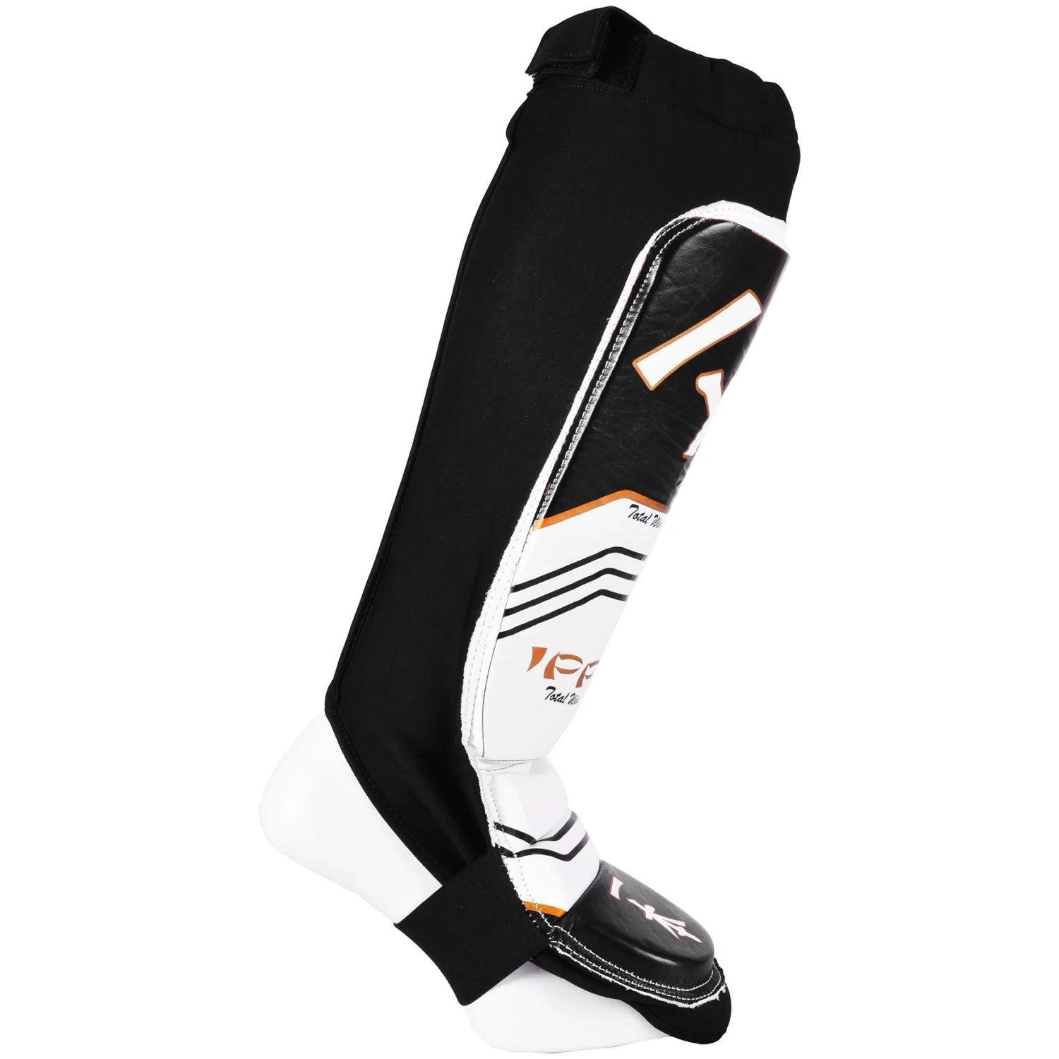 MAR-416 | IPPON Leather Shin & Instep Guard (White) - Pads