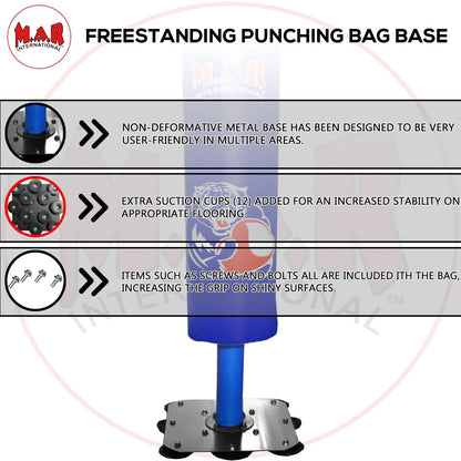 MAR-419A | Blue Kids Freestanding Heavy Bag - Freestanding Bag (1B)